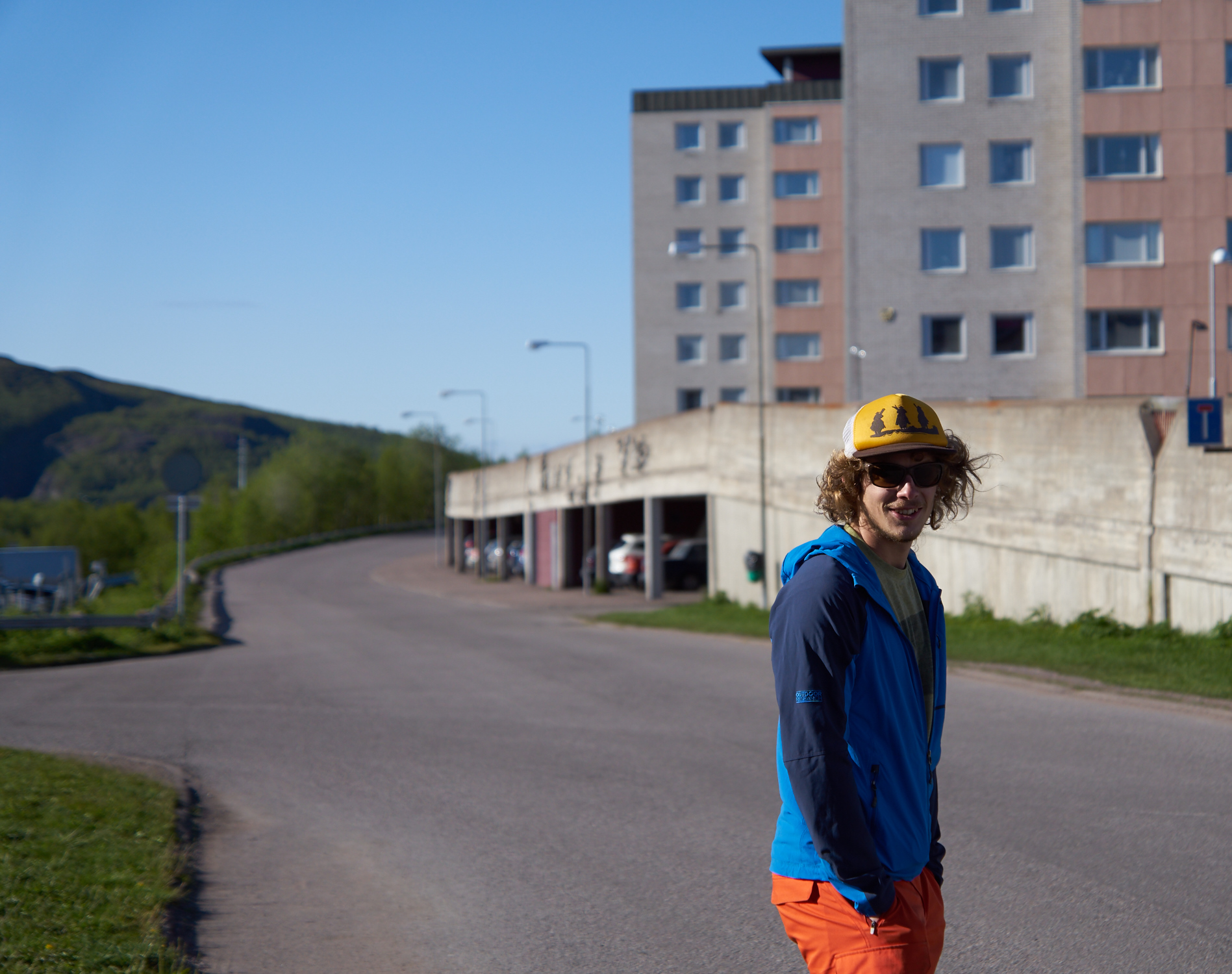 Strolling down memory lane on Gruvvägen, where I used to live way back when. Photo by Andrea