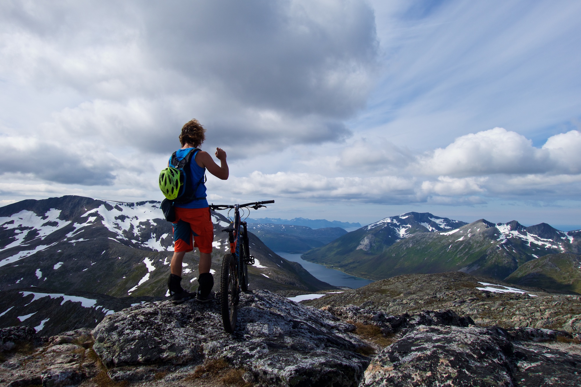 Views from the summit are as expected. Photo by Andrea.