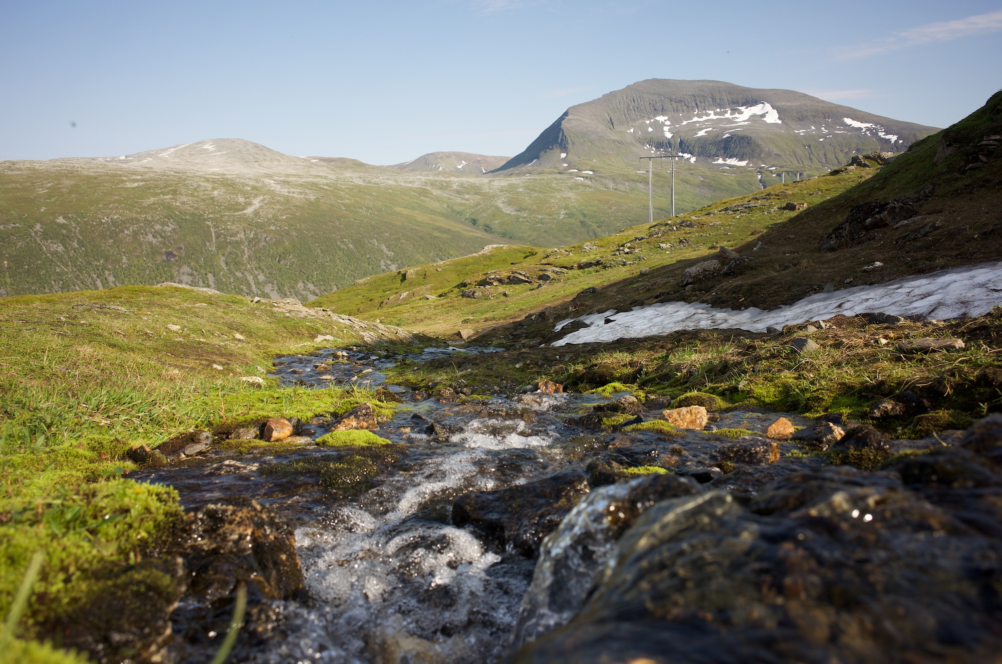 The view across Tromsdalen towards Tromsdalstind. I am glad to have checked that one off my list, it is a glorious ride.