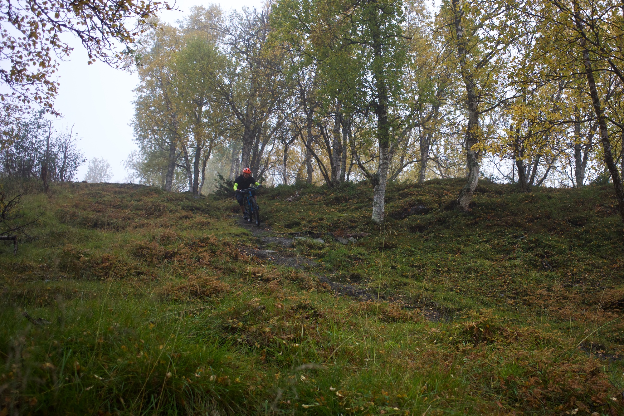 Locals were pinned despite the treacherous conditions.