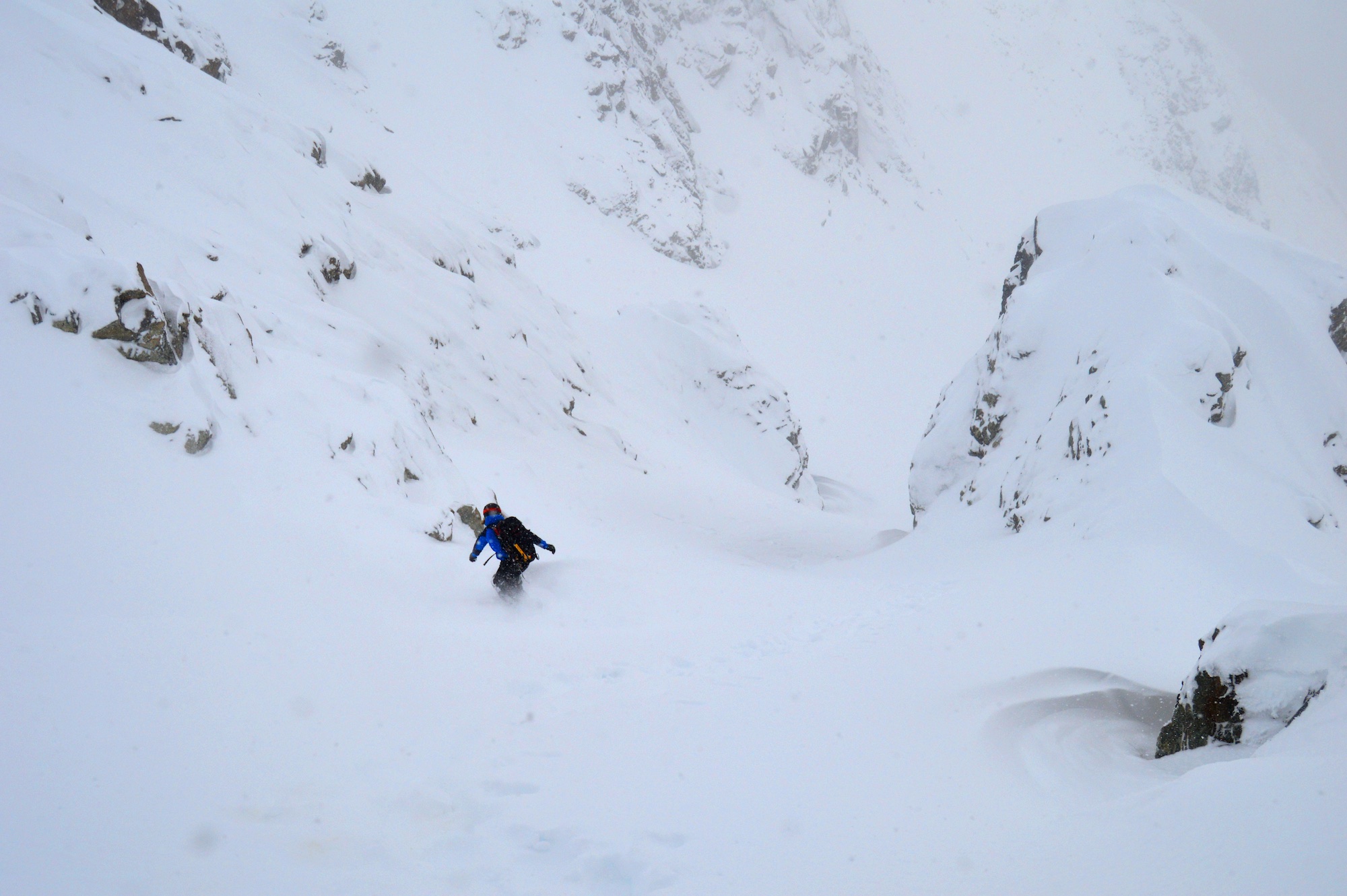 Graciously, I was offered first tracks. I took them very seriously. Photo by Marius Lund.