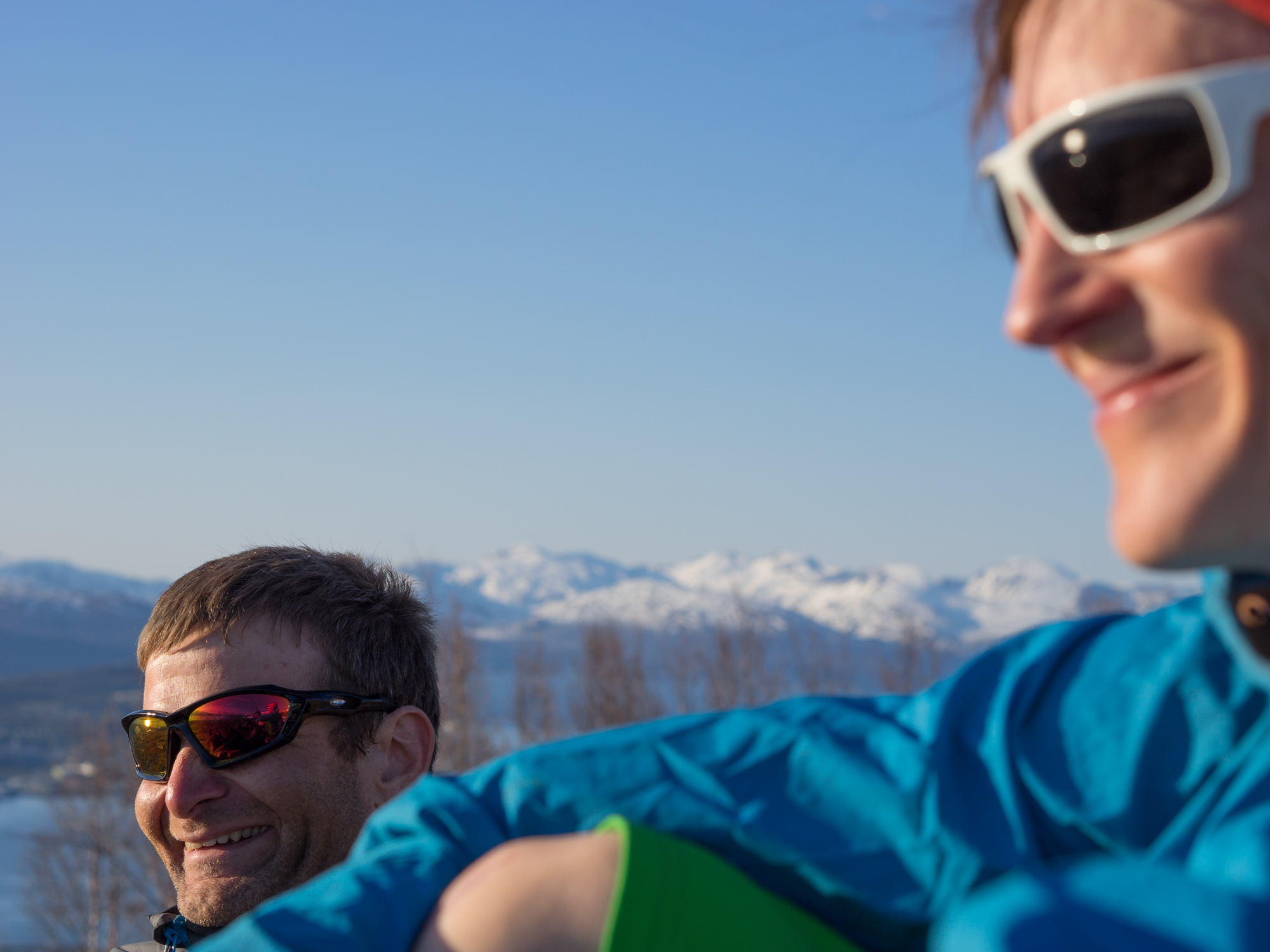 Smiles all around on my first trip above treeline since January.