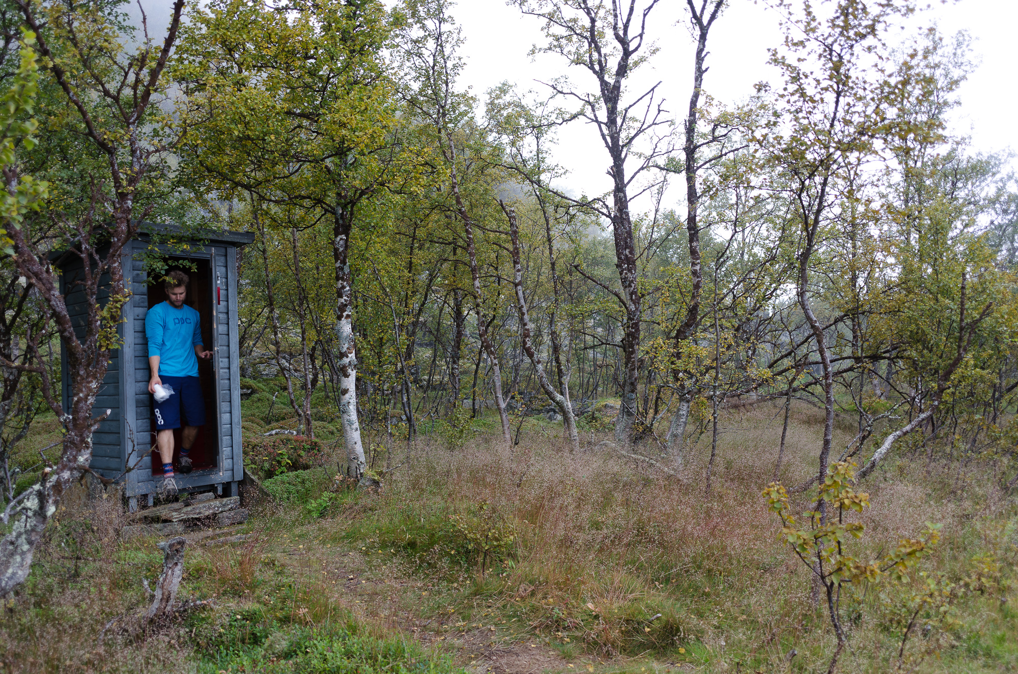 The Russians did a thorough job and even built roadside toilets. Not bad.