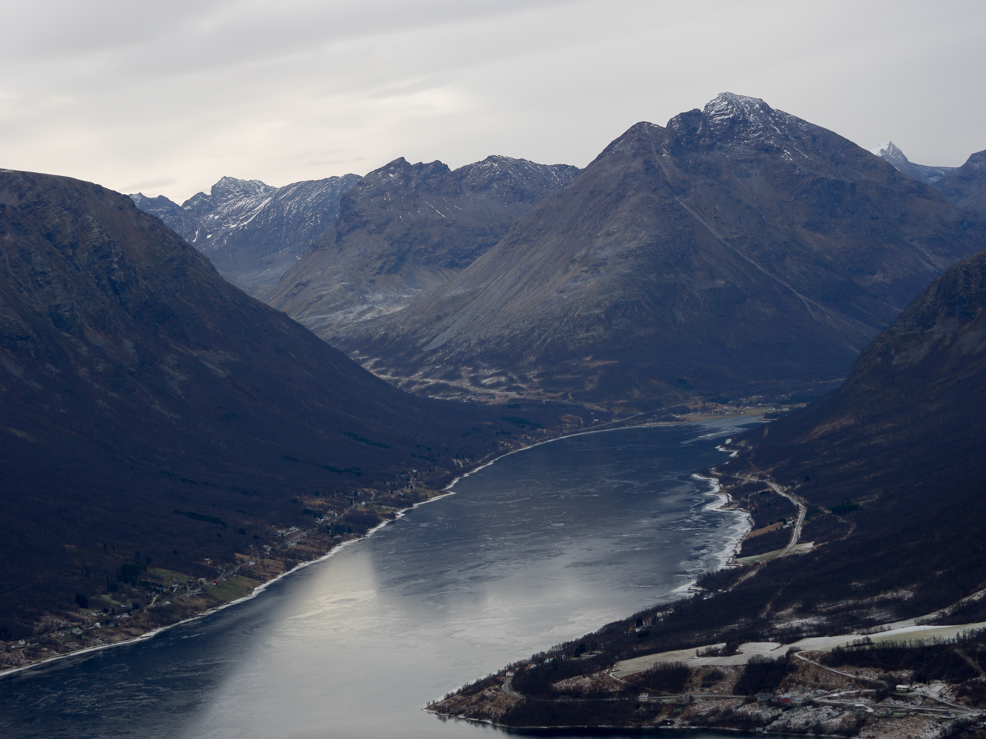 Ice on Balsfjorden.