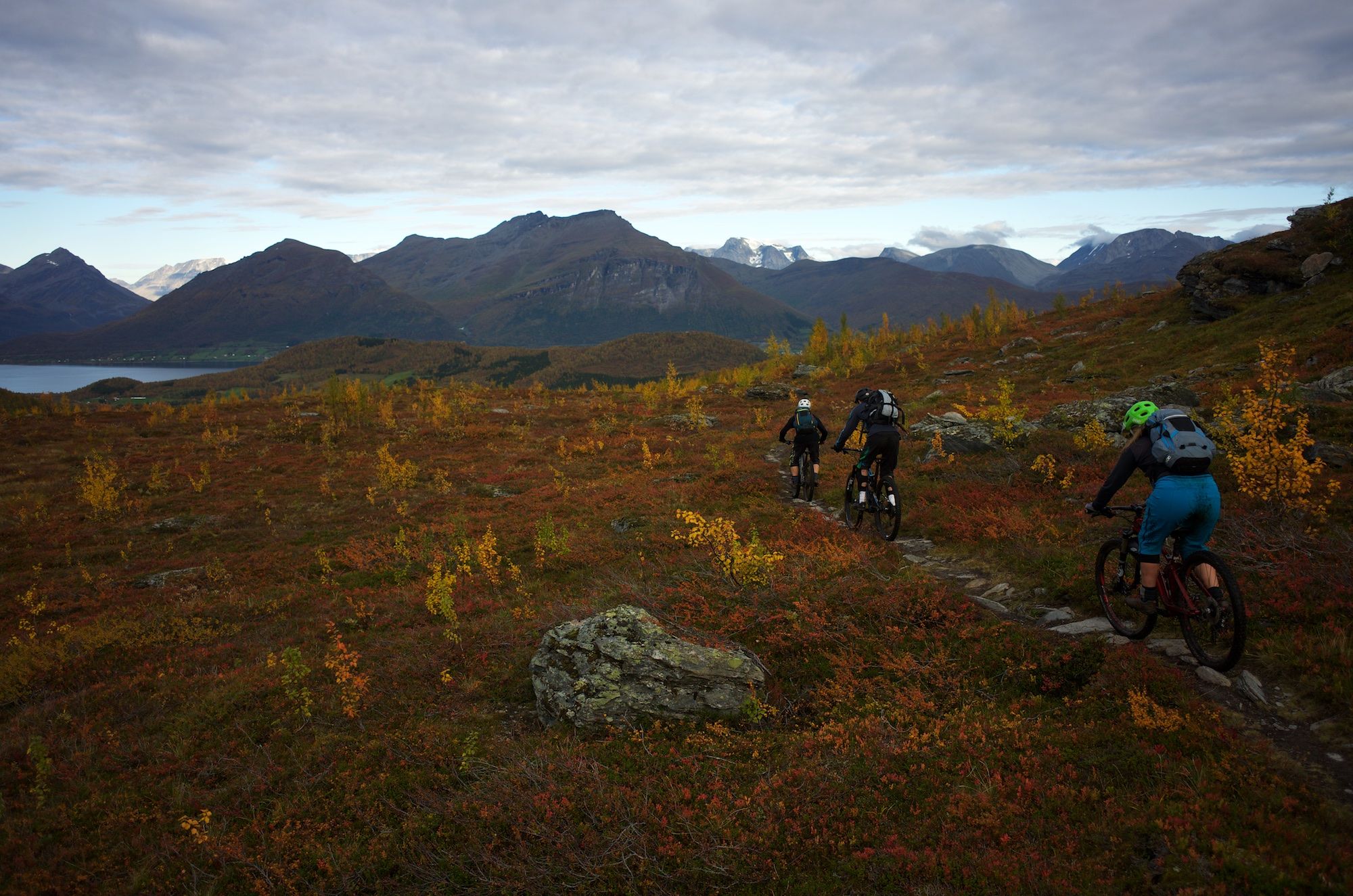 Fugletind, when the leaves were still on the trees