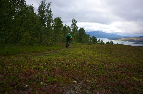 Fløja to Gammelgården, kick out the wheels